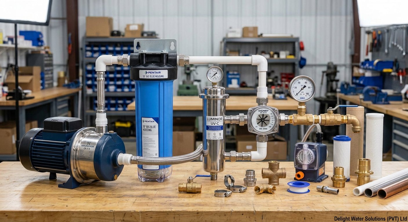 Water Treatment Equipment — complete range of pumps, filters and monitoring systems